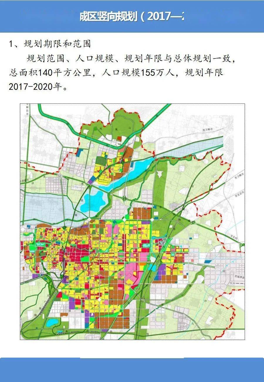 重磅新乡市中心城区竖向规划公示