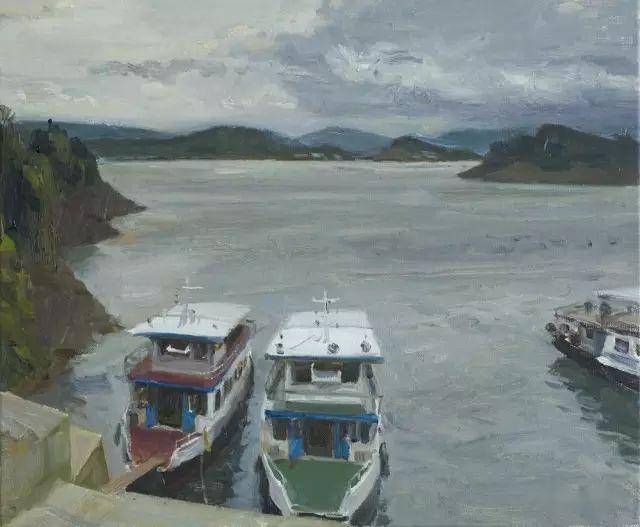 何红舟风景写生作品