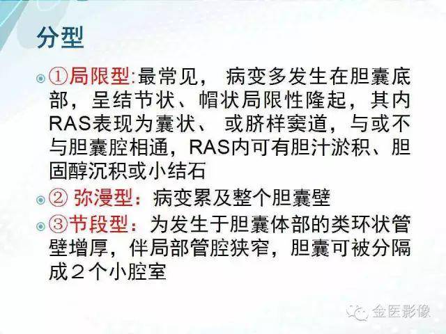 来学学胆囊腺肌症影像表现及鉴别