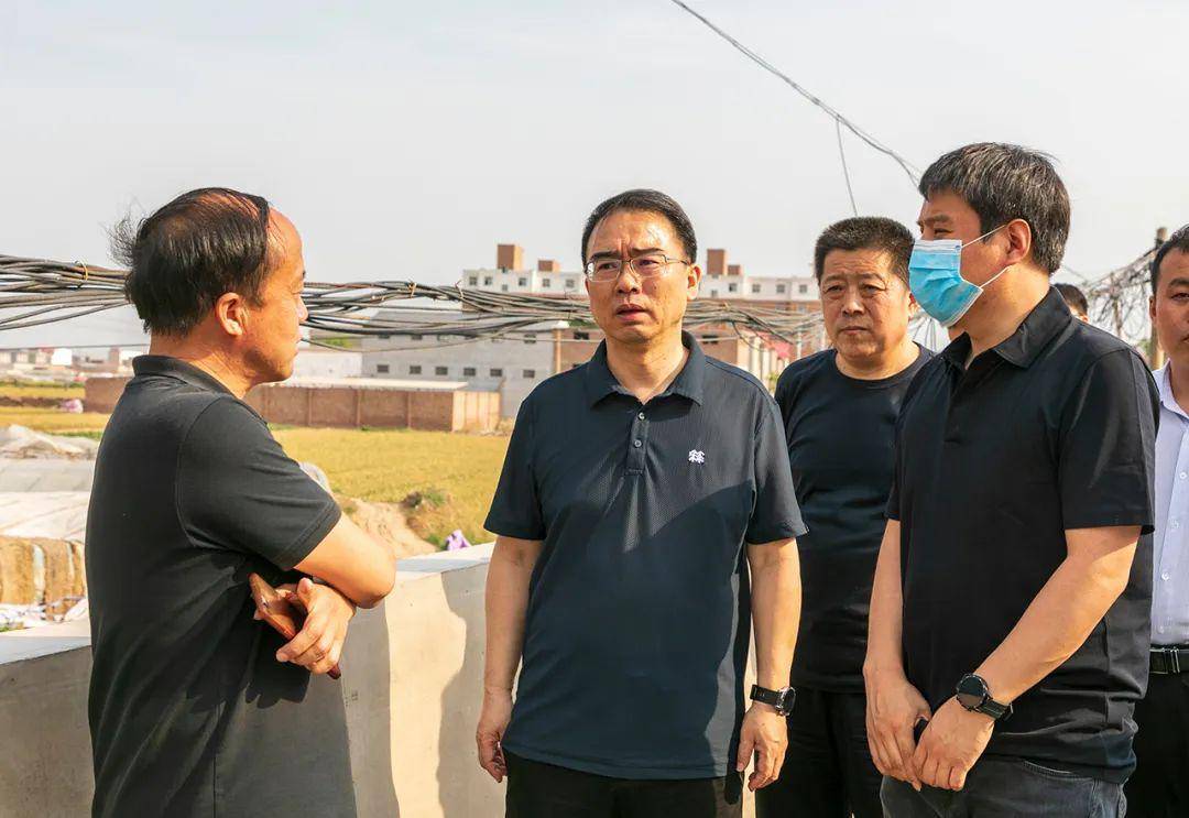 申涛调研检查滏阳河综合治理和紫广线开肥线建设工作进展情况