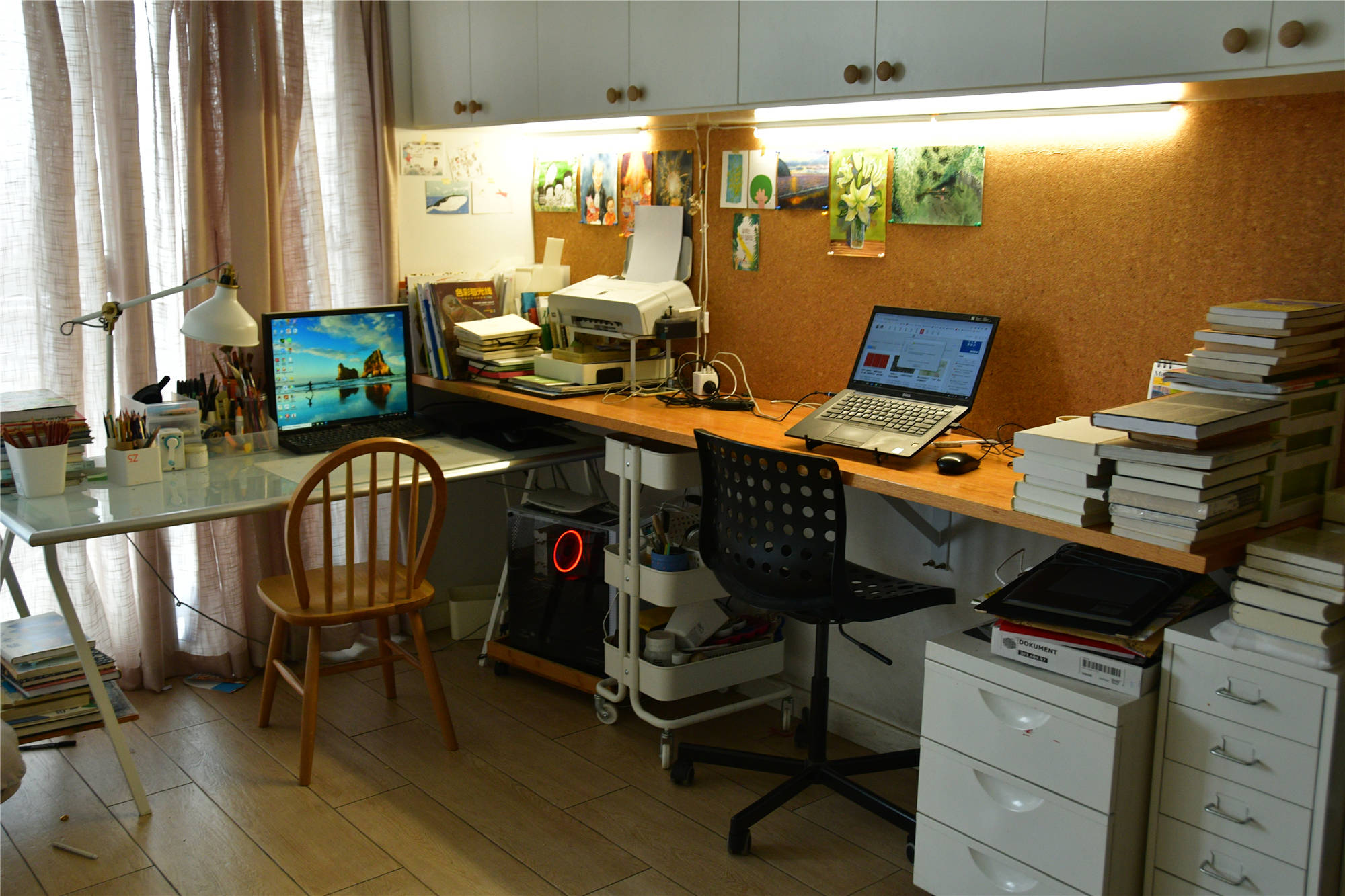 维舟家中的工作室