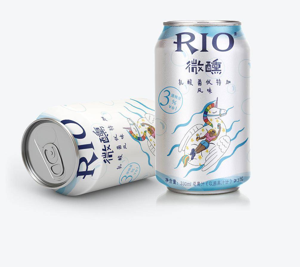 rio鸡尾酒包装设计图片