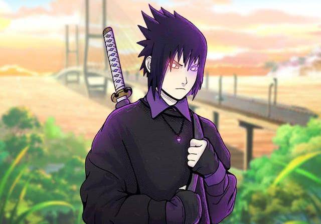 宇智波家族的暗黑风斑眼中带光止水却成阳光少年