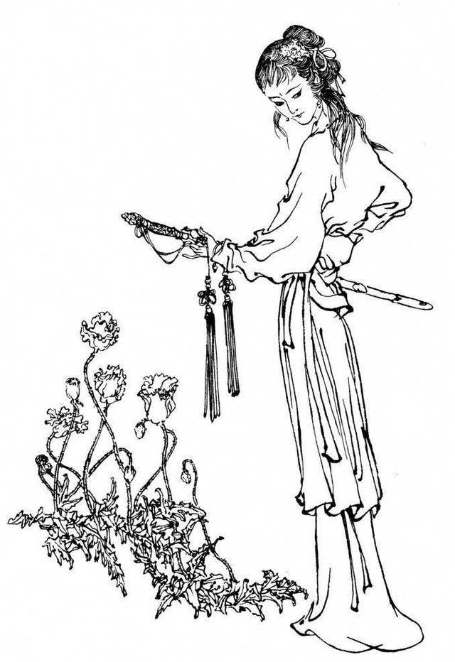 白描人物戴敦邦67676767