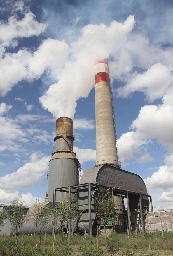 图为宁钢富余煤气和饱和蒸汽发电项目