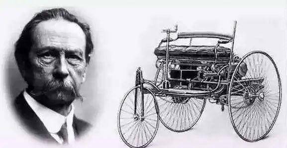 1886年他设计和制造了世界上第一辆能实际应用的内燃机发动的汽 