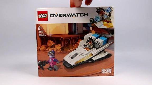 乐高lego守望先锋系列猎空对战黑百合75970