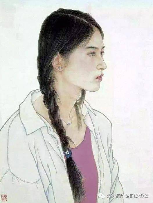 西安美院国画系教授叶华工笔人物画作品欣赏