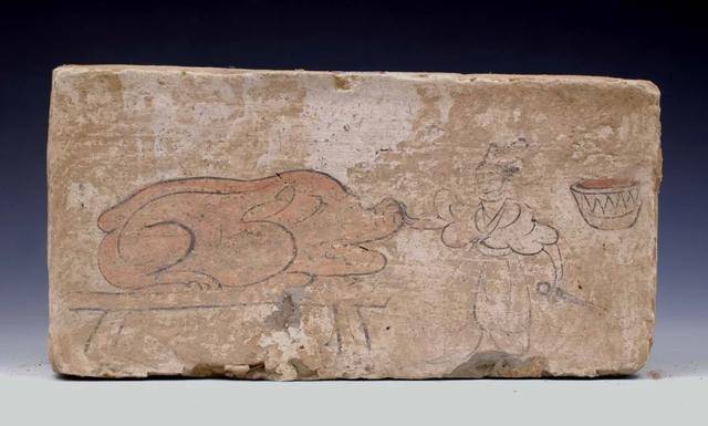 甘肃馆藏精品丨宰猪图画像砖