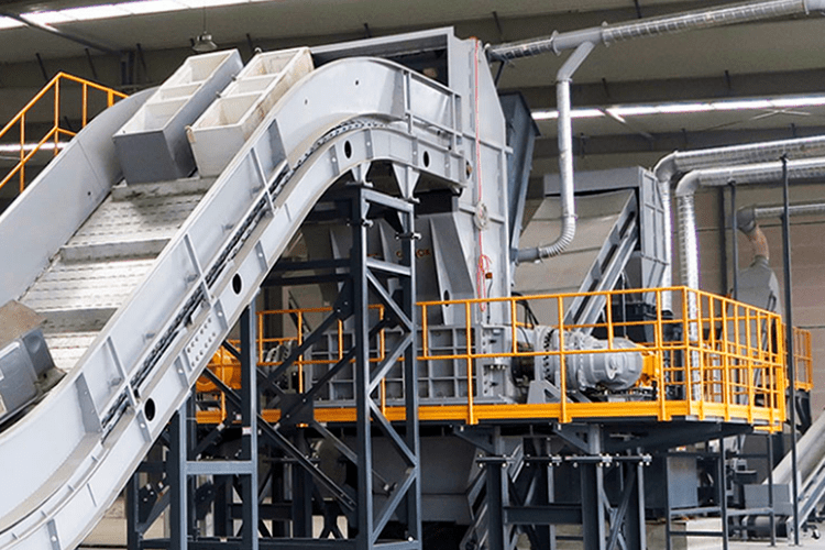 冰箱破碎分离设备废旧冰箱回收处理生产线家用冰箱拆解机