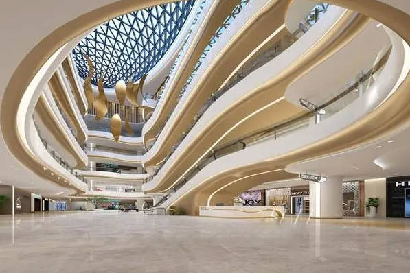 商业综合体grg拦河grg商场grg中庭拦河grg造型