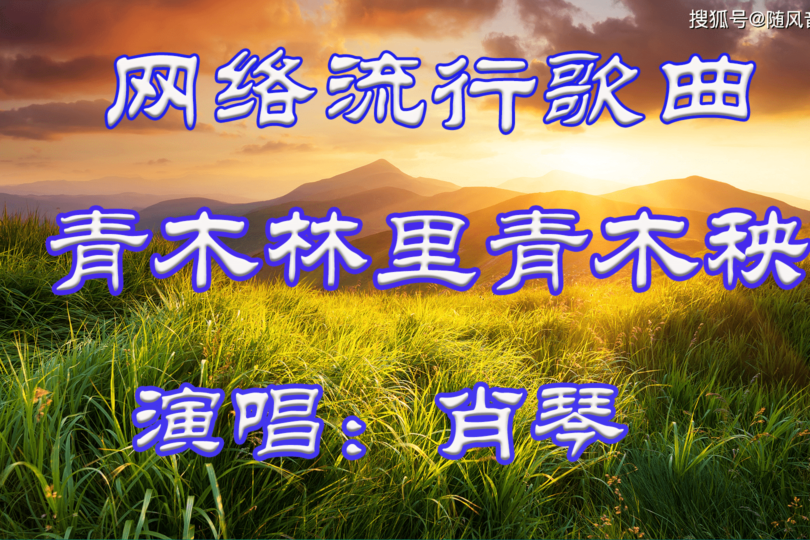 网络神曲,肖琴《青木林里青木秧》,曾火爆短视频平台_肖琴_视频_网络