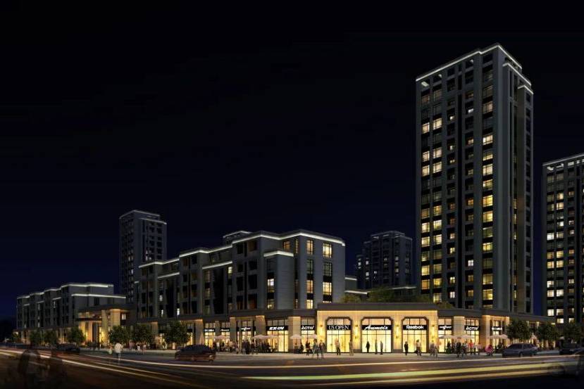 航拍椒江五联天翔翰澜苑小区,紧邻台州学院和人民路小学葭沚校区_人民