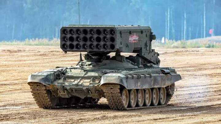 tos-1喷火坦克，俄火箭弹技术强大吗？