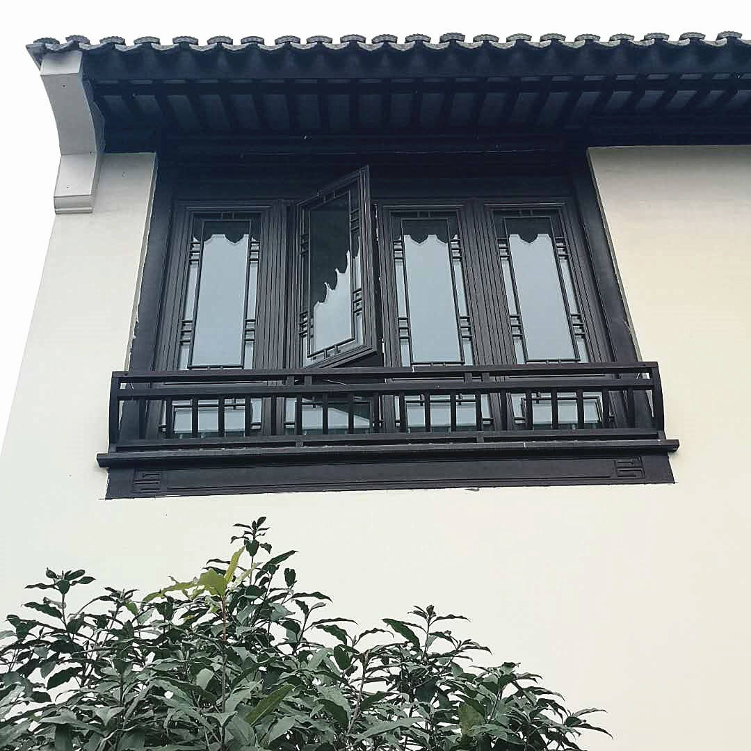 中式风格小镇仿古门窗装修「冠墅阳光」