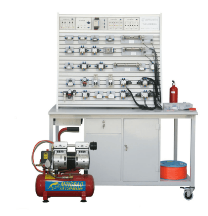 透明液压与气压plc控制综合实训装置