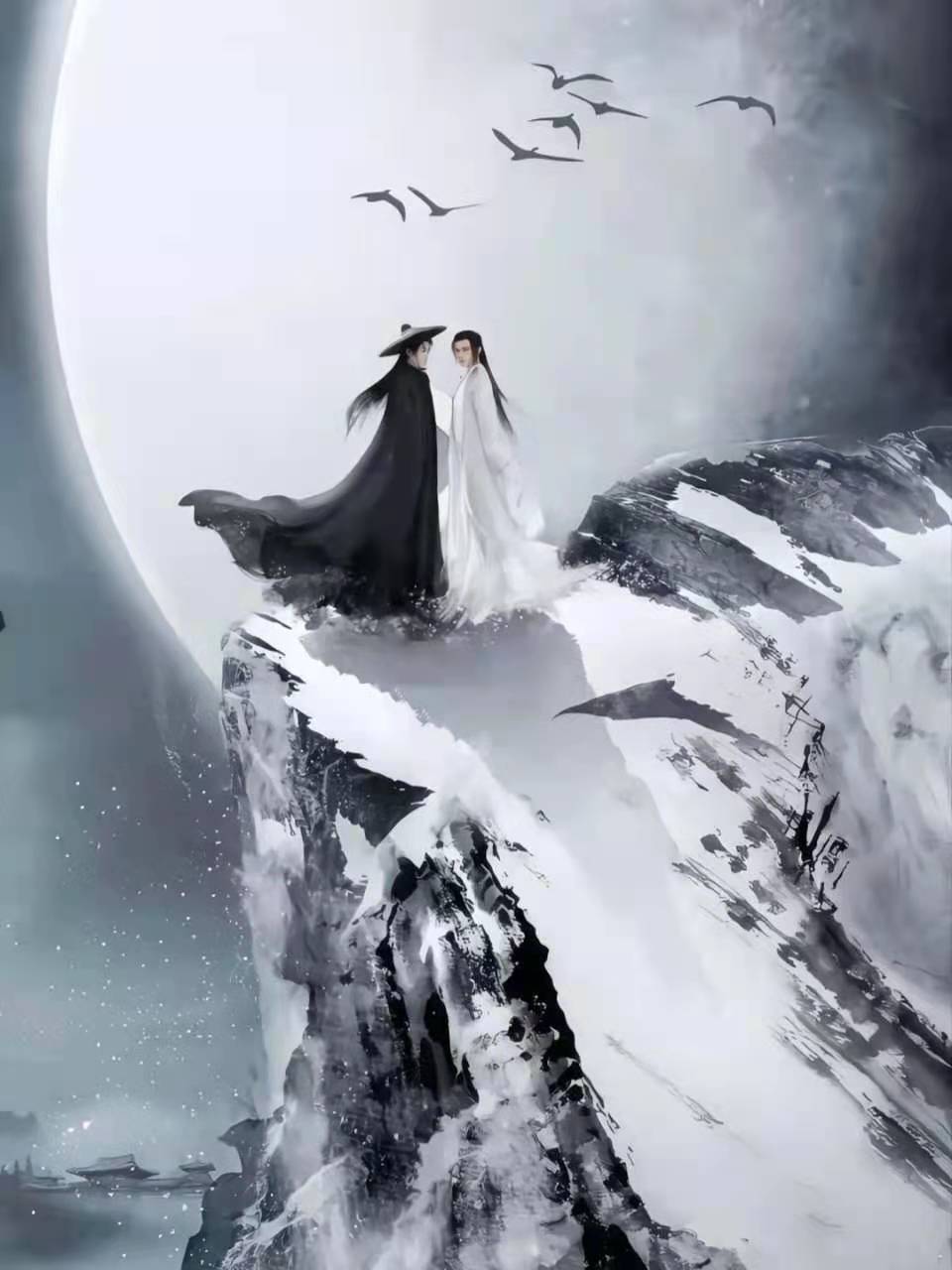 山河令双人插画原图壁纸