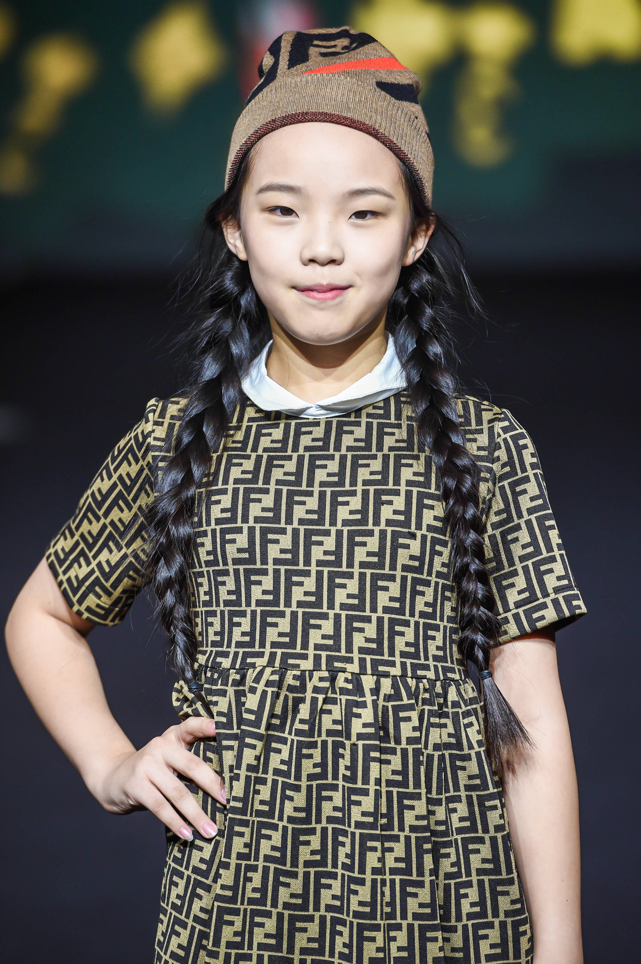 秀场上散发自信光芒的太阳女神