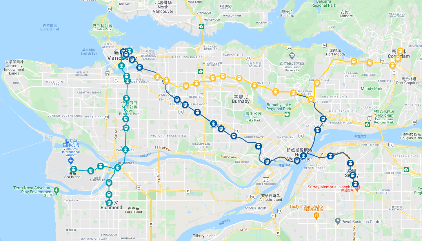溫哥華公共交通的正確打開方式上