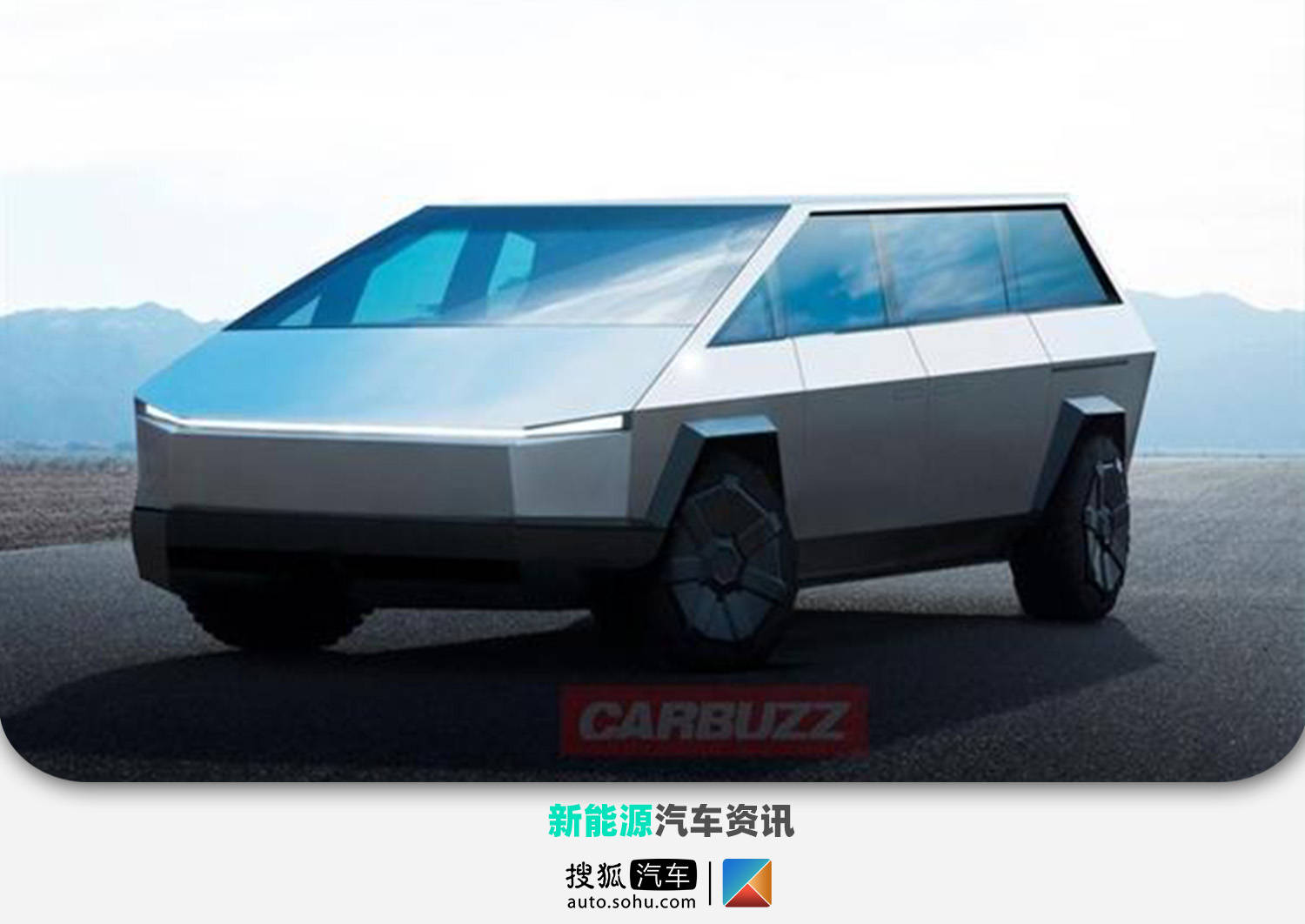 特斯拉全新mpv渲染图曝光比cybertruck更另类