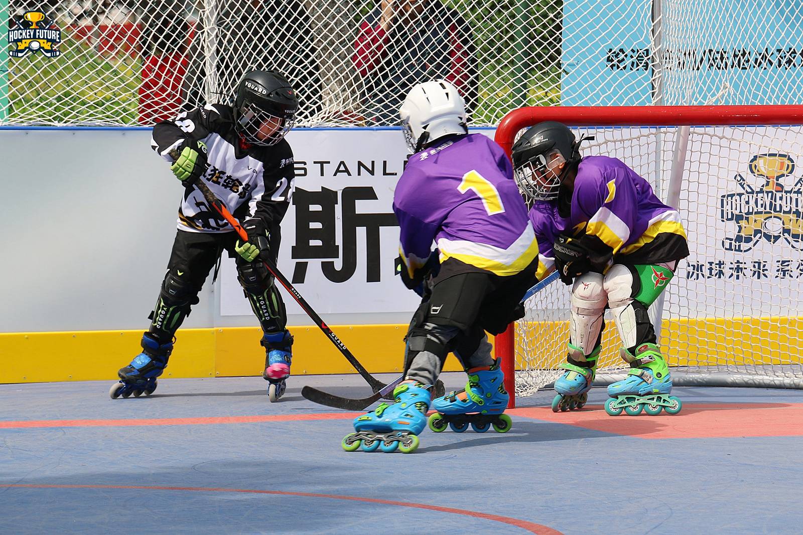 斯坦利杯hockey future冰球未来青少年轮滑冰球公开赛(郑州站)圆满