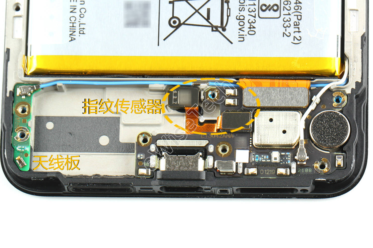 e拆解:双前摄还如此轻薄,vivo s9怎能不拆开看看?_主板