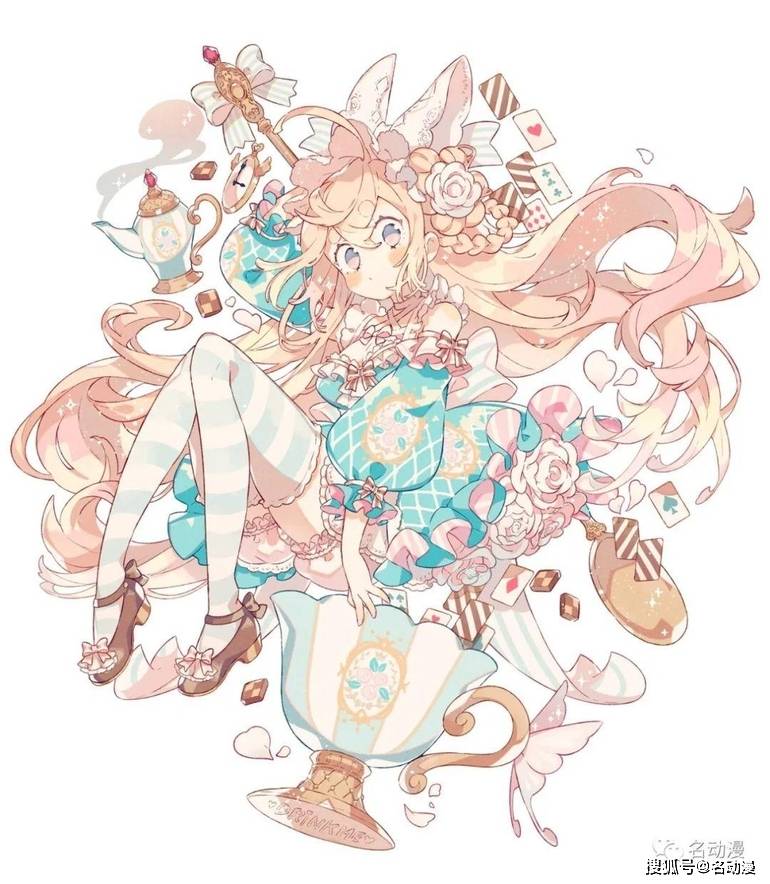 日本插画师上仓エク绘画作品欣赏