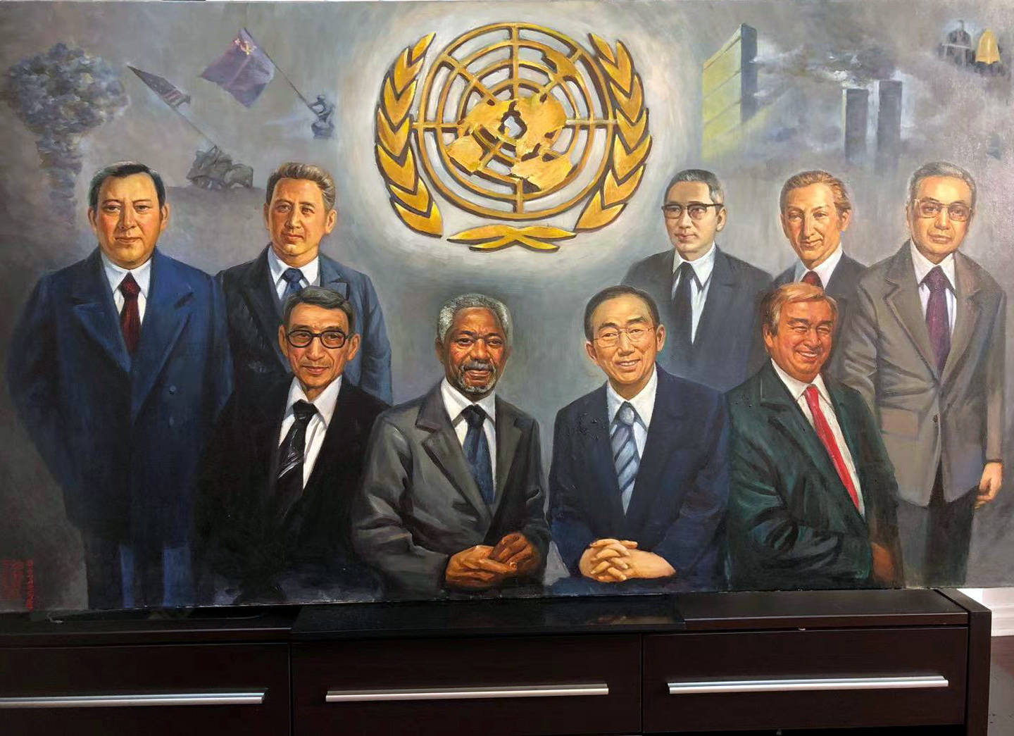 《弘扬艺术·德艺双馨》艺术家--姚继成_联合国