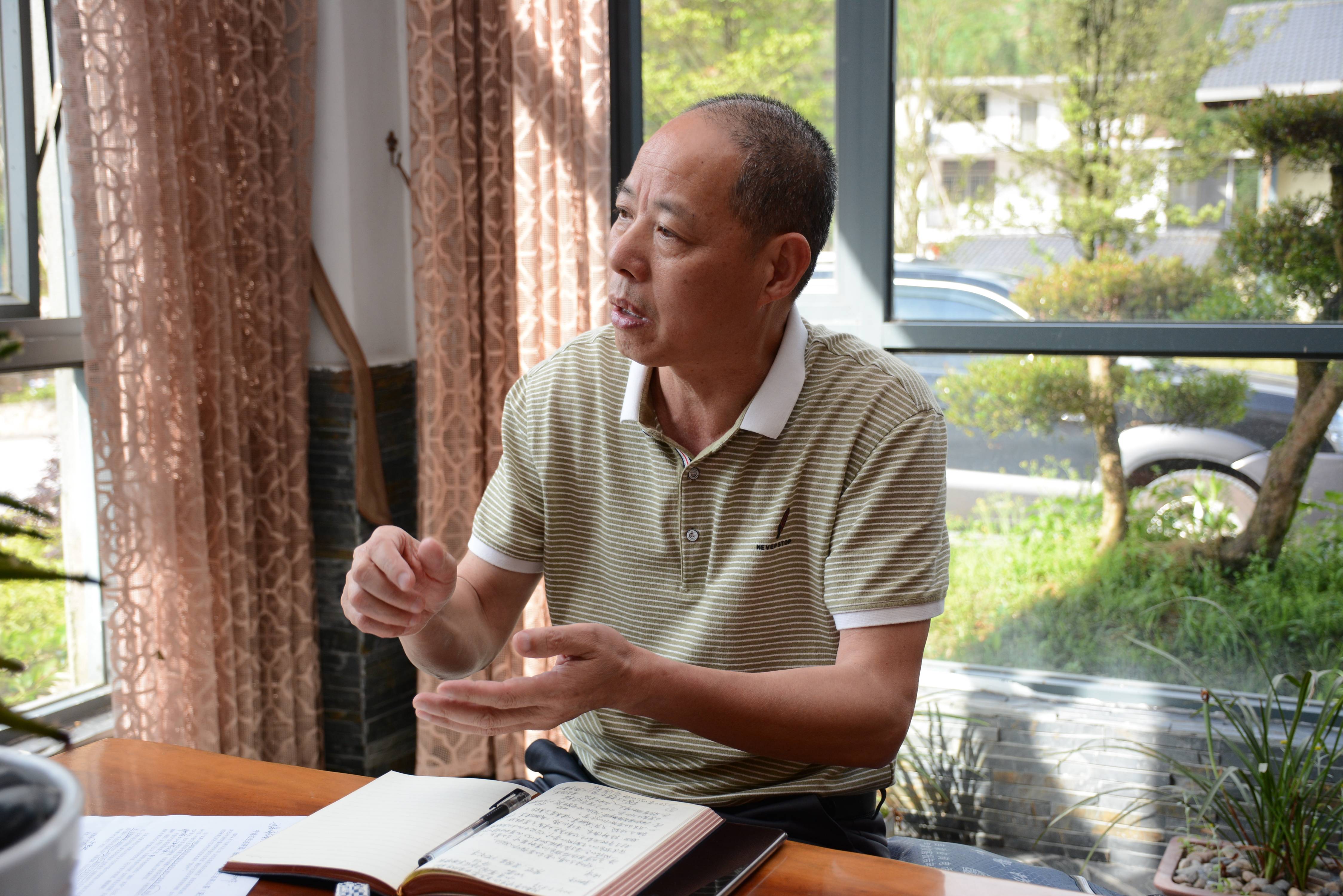 等,中连红生态茶业有限公司董事长黄文忠一辈子在这片高山土地上制茶