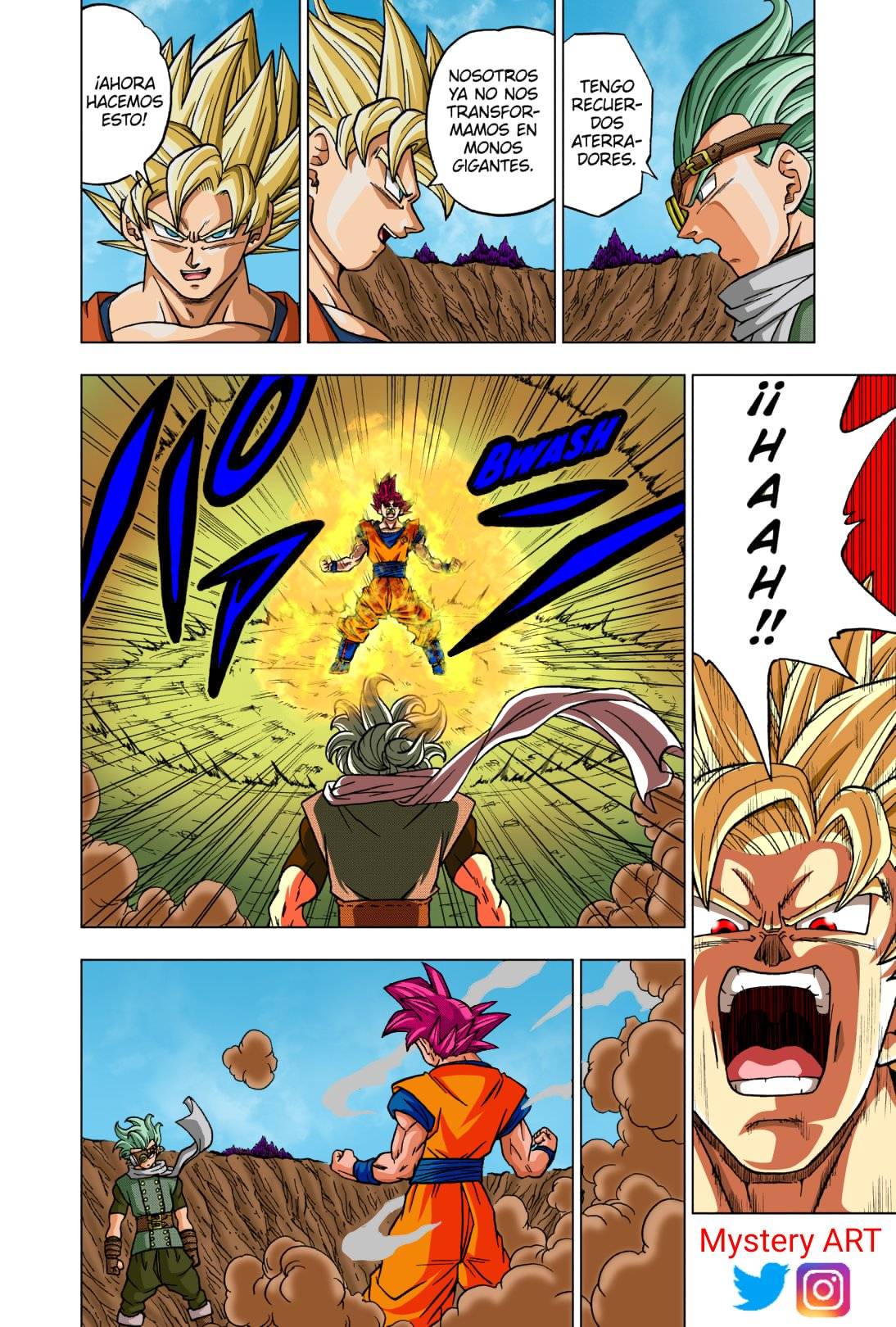 龙珠超72话全彩版自在极意超赛神登场格兰诺拉展现出各种神技