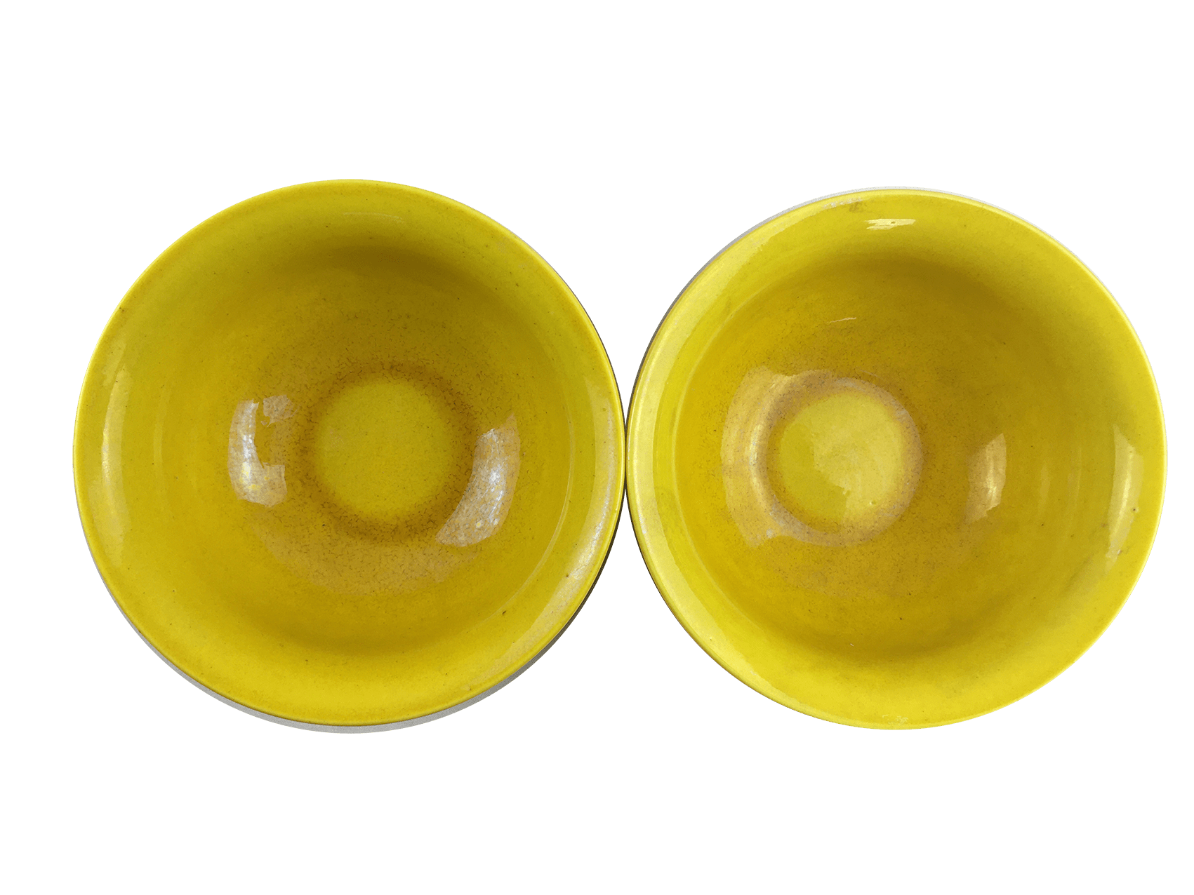 【精品推荐】乾隆年制黄釉雕刻龙纹碗