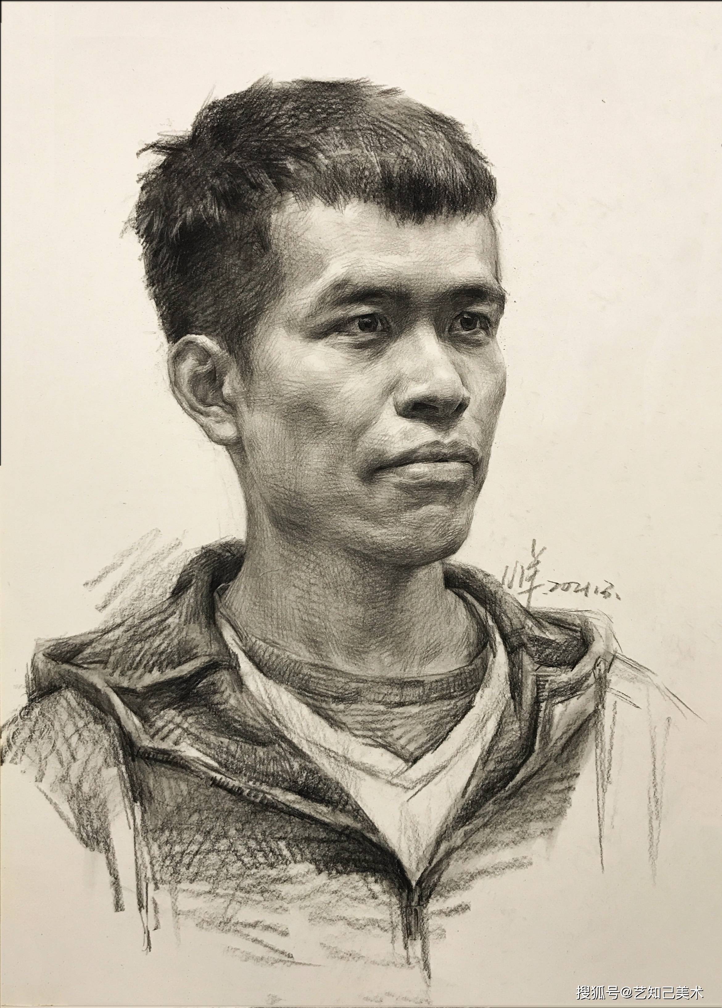 男青年素描头像怎么画?这里一定有你不知道的知识