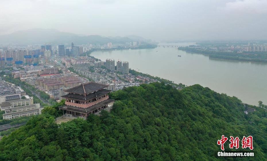 富阳富春山居图实景地图片