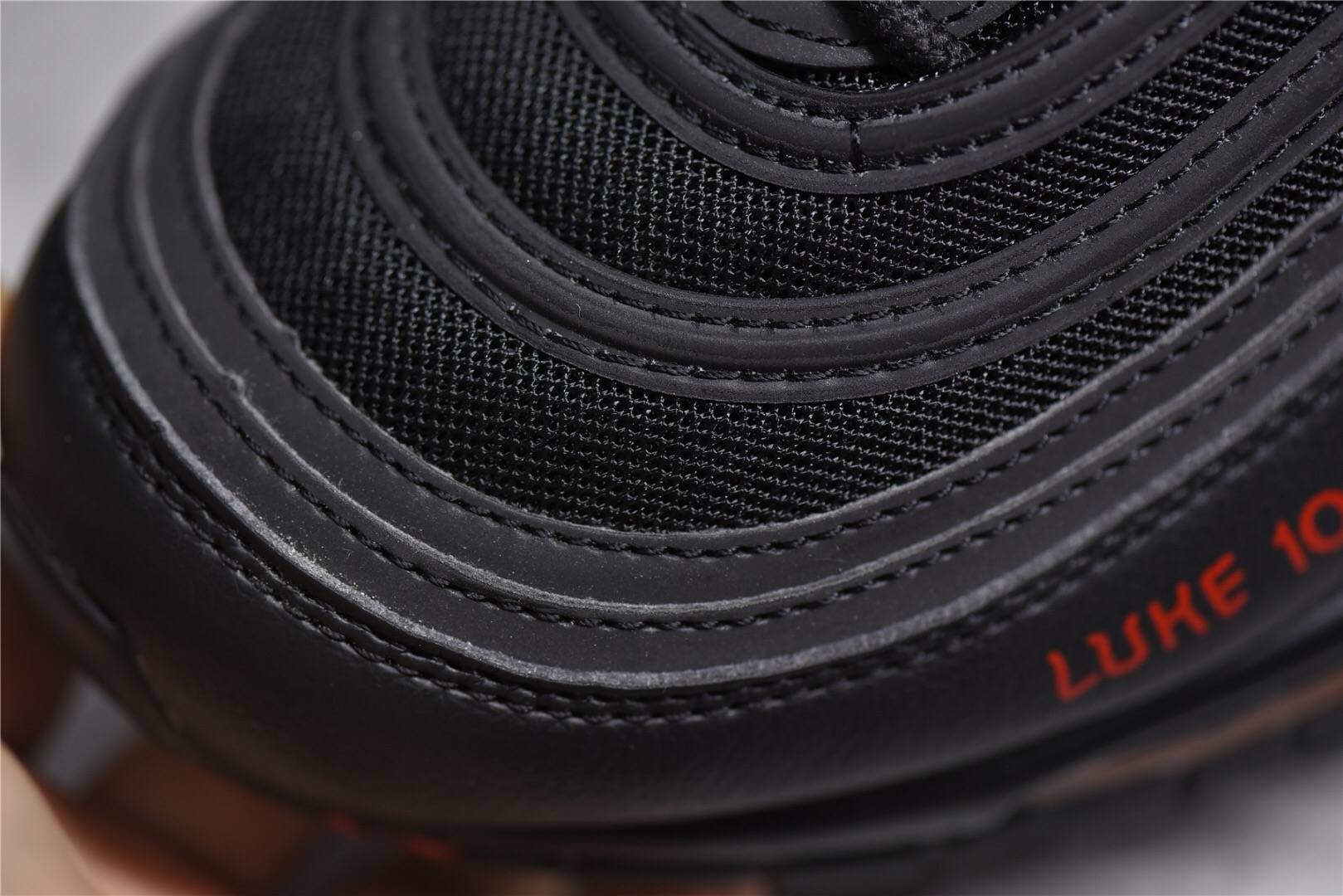 耐克黑红圣水撒旦mschfxlilnasairmax97jesusshoes全掌气垫运动鞋