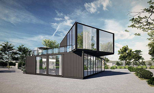 集装箱售楼部,颜值与功能并存