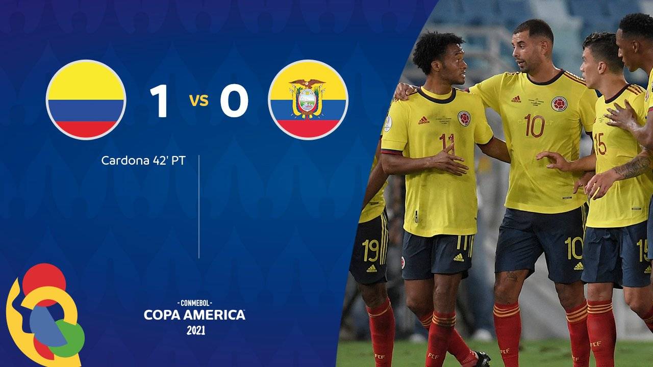 美洲杯-夸德拉多战术任意球 哥伦比亚1-0厄瓜多尔_奥斯