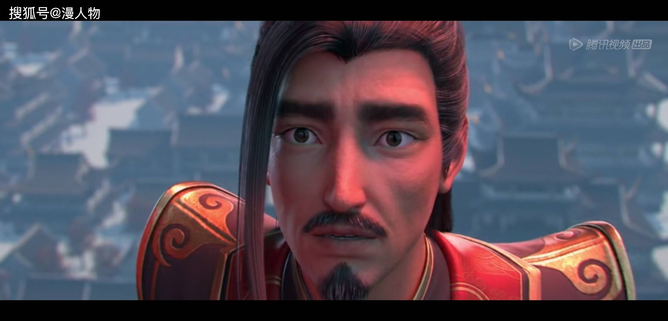 在原著中三年之约萧炎的父亲萧战并不在场,但是在最新的剧情中增加了