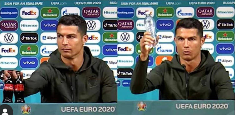 c罗一个动作让可口可乐蒸发40亿美元?