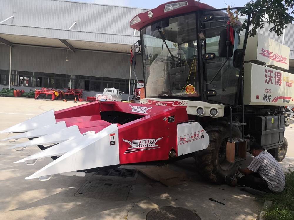 玉米割台玉米籽粒割台玉米果穗联合收获机的正确使用调整