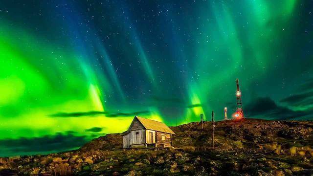 黑龙江漠河北极村美景