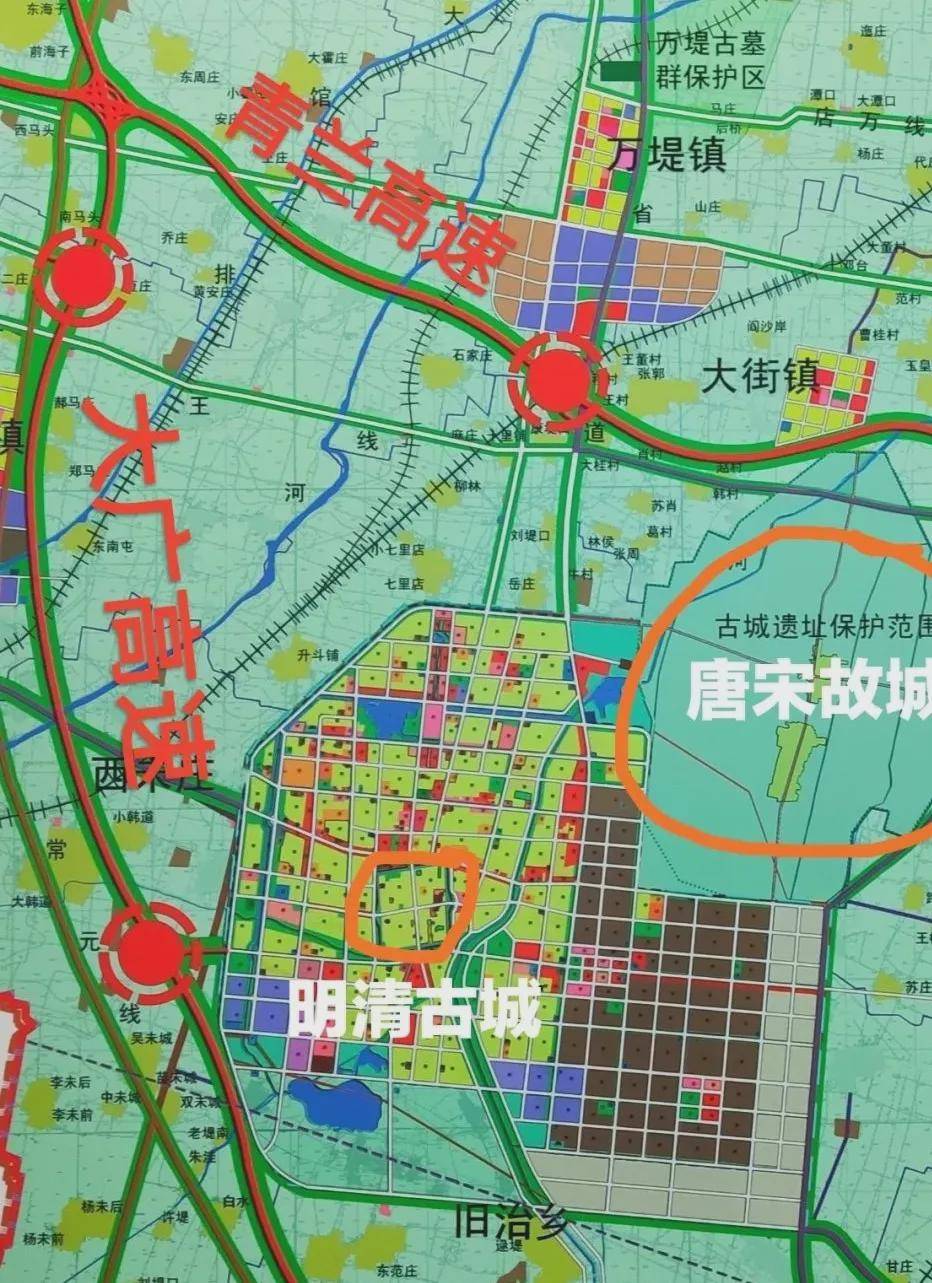大名县县城地图图片
