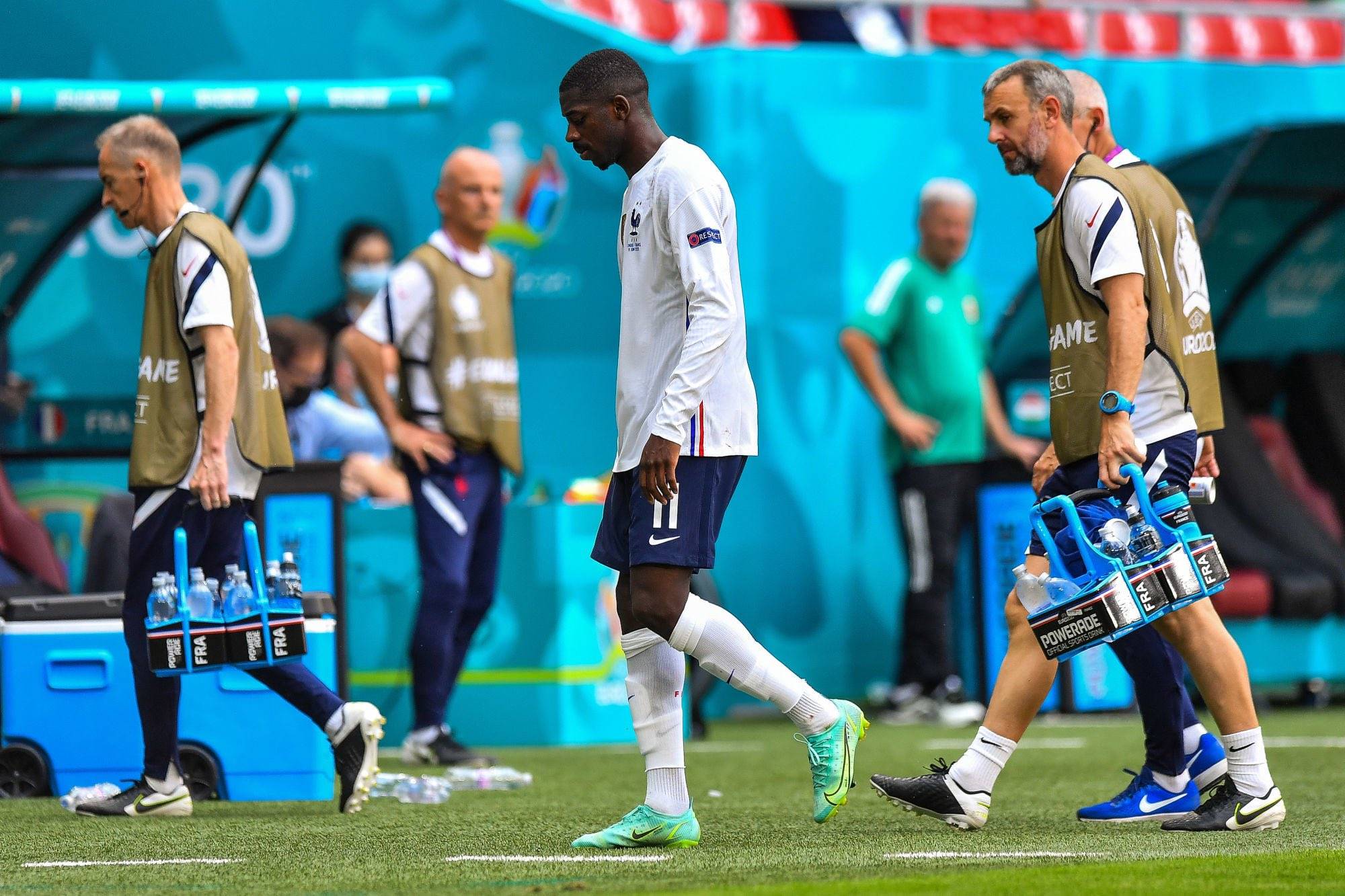 法国队噩耗！曝登贝莱恐伤缺3周 欧洲杯宣告报销_比赛