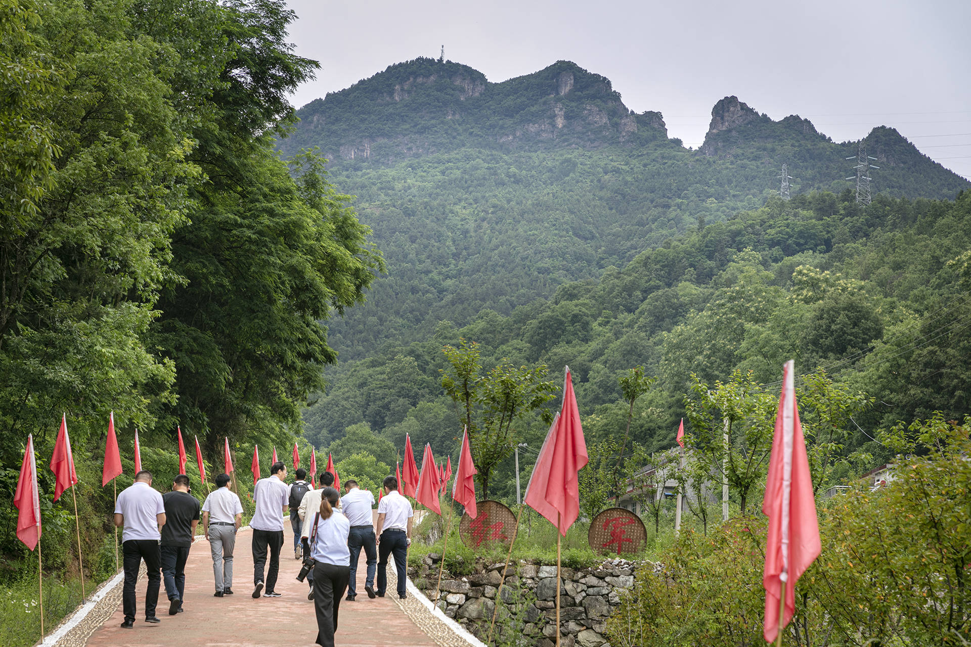 追寻商洛的红色记忆(1),北宽坪红色教育基地