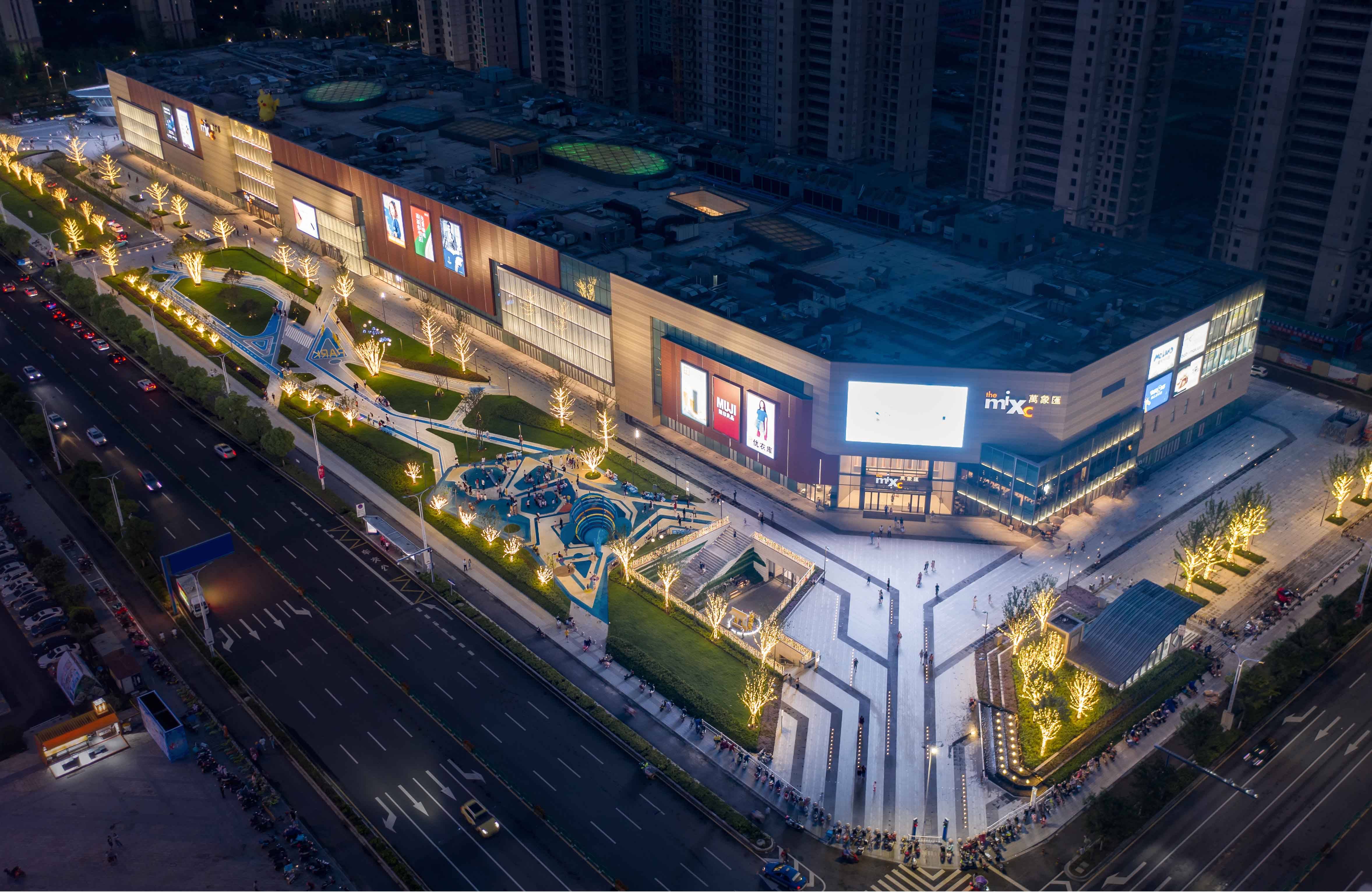 商场综合体户外广告标识门头