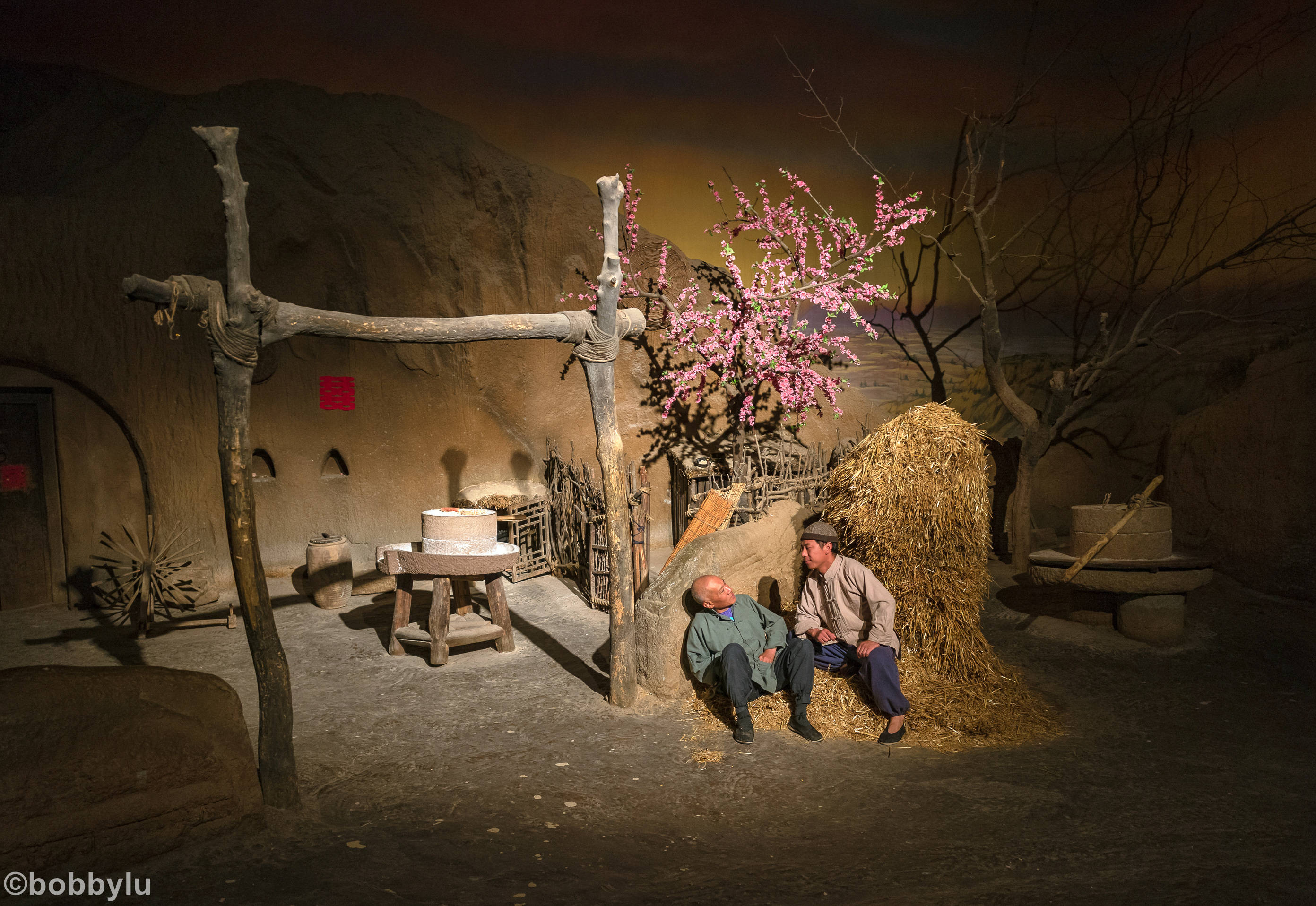 原创游白鹿原影视基地感受笔尖下的关中往事换上戏服当一回剧中人