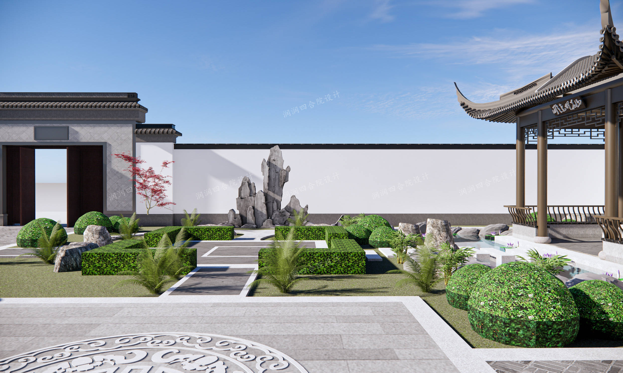 带前庭后花园的新中式四合院城市人向往的家的样子润润四合院设计刘鹰