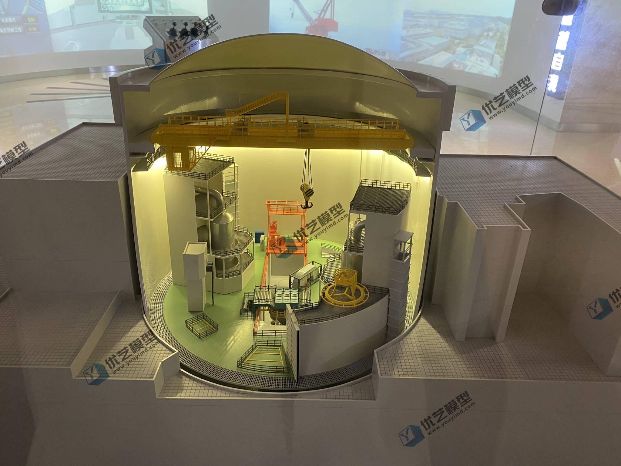 国产cnp650先进压水堆核电机组模型湖南优艺