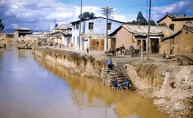 一组老照片记录四十年代时中国农村的景象