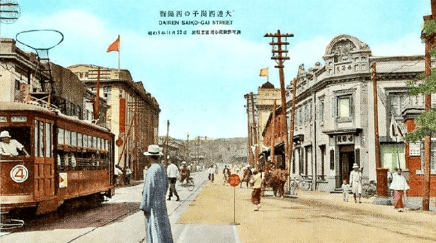 辽宁大连一组彩色老照片记录日本殖民时期的大连现在你还能认出多少