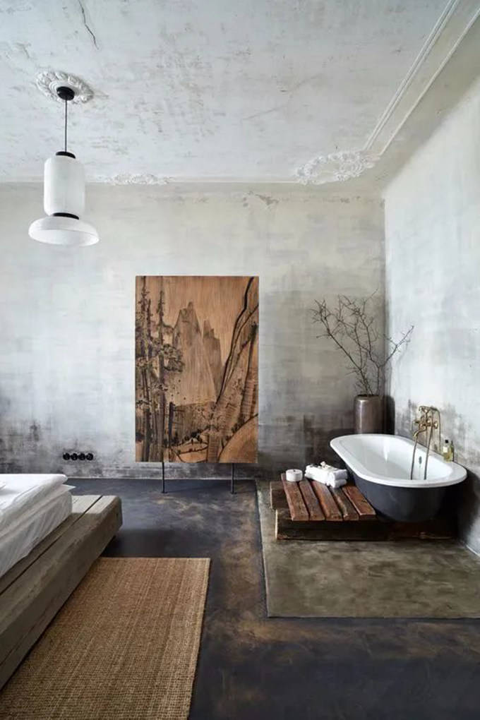 "家徒四壁"侘寂风,你喜欢这样设计吗?